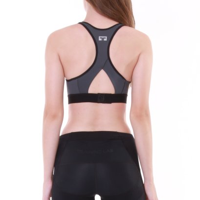 Women&#039;s TL Classic Sports Bra  สปอร์ตบรา เทรนนิ่งแล็บ รุ่นคลาสสิก (สีเทา)